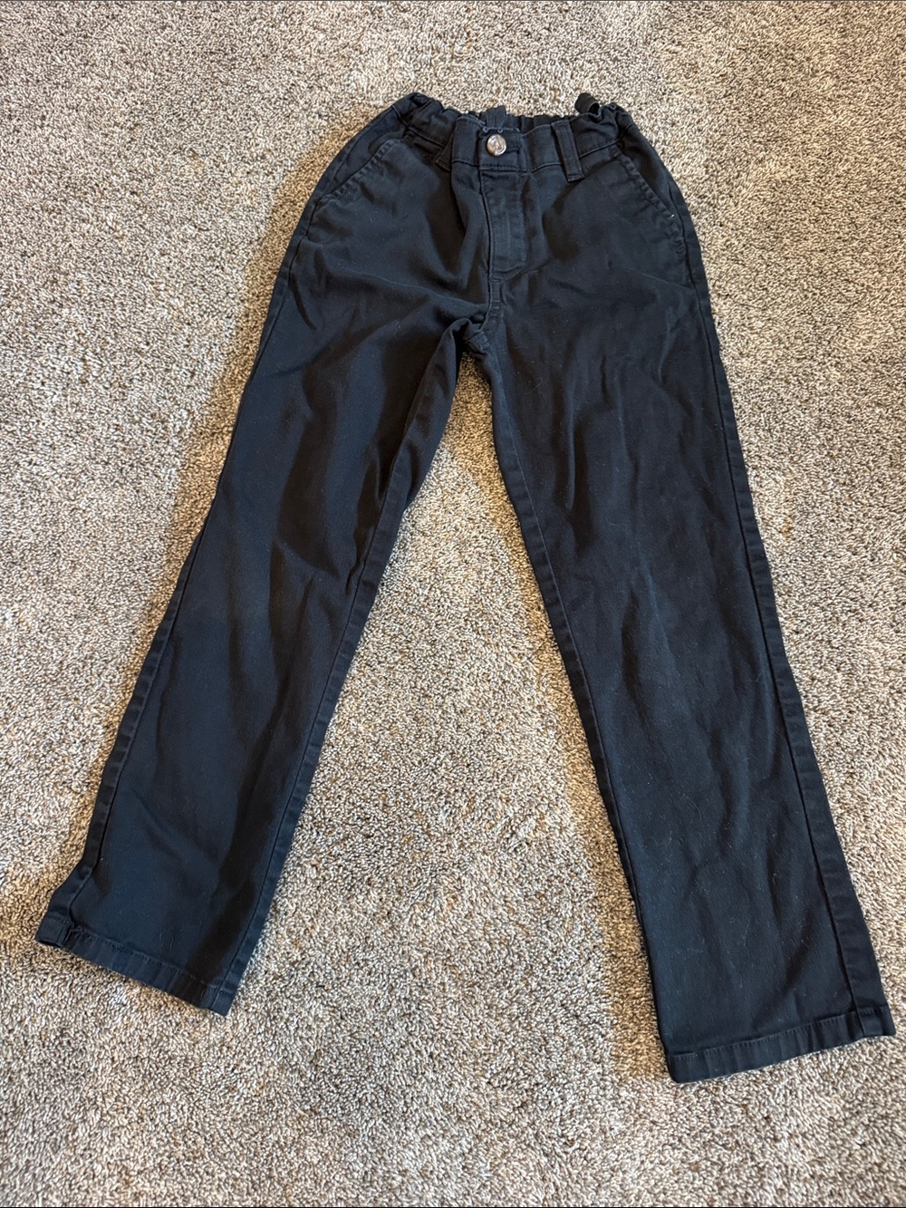 Izod Black Casual Kids Pants - Straight Leg